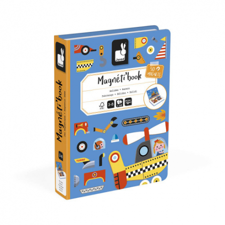 Libro magnético Magnetic book. Bolidos. Janod
