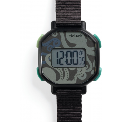 Reloj digital Black Octopus. TICLOCK