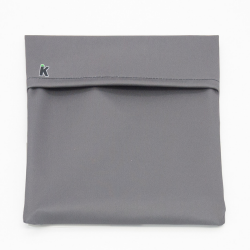 Bolso portabocadillos, color gris. IMASKKI