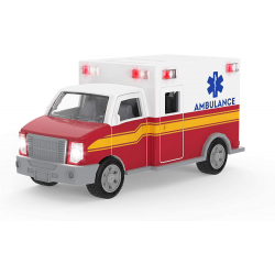 Mini ambulancia con luz y sonido. DRIVEN