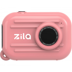 Cámara de fotos digital. Color rosa. ZILA