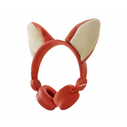Auriculares infantiles con orejitas de zorro. KIDYWOLF